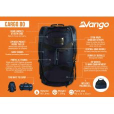 Сумка дорожная Vango Cargo 80 Moonlit Ocean (RUUCARGO0000006)