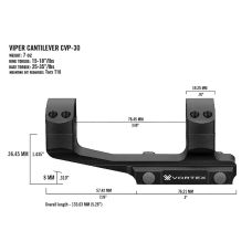 Крепление Vortex Pro 30mm Cantilever mount (CVP-30)