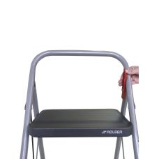 Драбина Rolser Taburete M/11 UNE 3 щаблі  Antracita (MET004-1021)