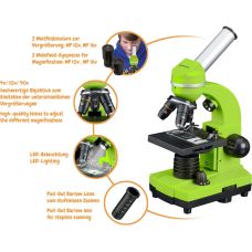Микроскоп Bresser Biolux SEL 40x-1600x Green с адаптером для смартфона (8855600B4K000)