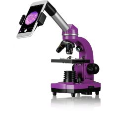 Мікроскоп Bresser Biolux SEL 40x-1600x Purple з адаптером для смартфона (8855600TJ5000)