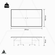 Теннисный стол Joola World Cup 25 ITTF Black (11294)