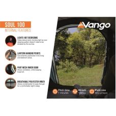Палатка одноместная Vango Soul 100 Deep Blue (TEUSOUL00000001)