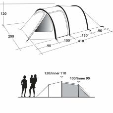 Палатка Outwell Earth 3 Blue (111050)