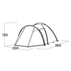Палатка трехместная Easy Camp Lomsdal 3 (120479)