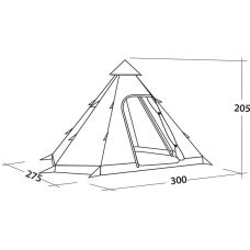 Палатка четырехместная Easy Camp Bolide 400 Rustic Green (120405)