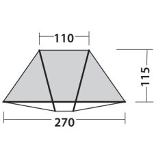 Палатка пляжная Easy Camp Beach Grey/Sand (120429)