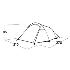 Палатка трехместная Easy Camp Reindal 3 (120472)