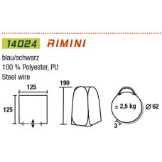 Палатка техническая High Peak Rimini Blue (14023)