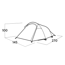 Палатка двухместная Easy Camp Reindal 2 (120471)