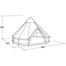 Палатка семиместная Easy Camp Moonlight Bell Grey (120443)