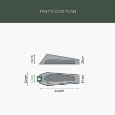 Намет одномісний Highlander Falcon Bivi Tent Pine Green (TEN165-PG)