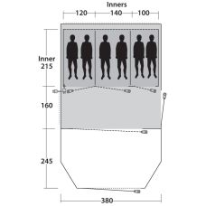 Палатка Outwell Tent Collingwood 6 (111065)