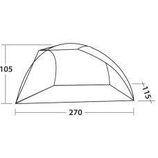 Палатка пляжная Easy Camp Beach Grey/Sand (120429)