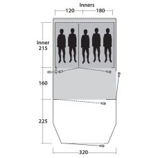 Палатка Outwell Tent Collingwood 5 (111064)