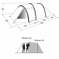 Намет Outwell Earth 5 Blue (111052)