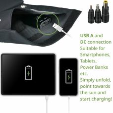 Портативное зарядное устройство для солнечной панели Bresser Mobile Solar Charger 21 Watt USB DC (3810030)