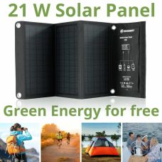Портативное зарядное устройство для солнечной панели Bresser Mobile Solar Charger 21 Watt USB DC (3810030)