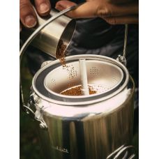 Кофеварка туристическая Easy Camp Adventure Coffee Pot 1.4L Silver (680197)