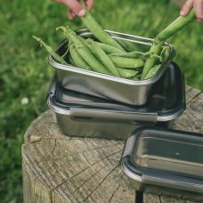 Набор пищевых контейнеров из нержавеющей стали Outwell Camper Food Box Set 3 шт (651210)