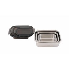 Набор пищевых контейнеров из нержавеющей стали Outwell Camper Food Box Set 3 шт (651210)