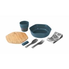 Набор туристической посуды Robens Leaf Meal Kit Ocean Blue (690277) Набор туристической посуды Robens Leaf Meal Kit Ocean Blue (690277)