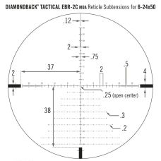 Оптический прицел Vortex Diamondback Tactical FFP 6-24x50 EBR-2C MOA (DBK-10028)