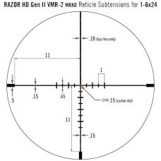 Оптический прицел Vortex Razor HD Gen II-E 1-6x24 VMR-2 (MRAD) (RZR-16009)