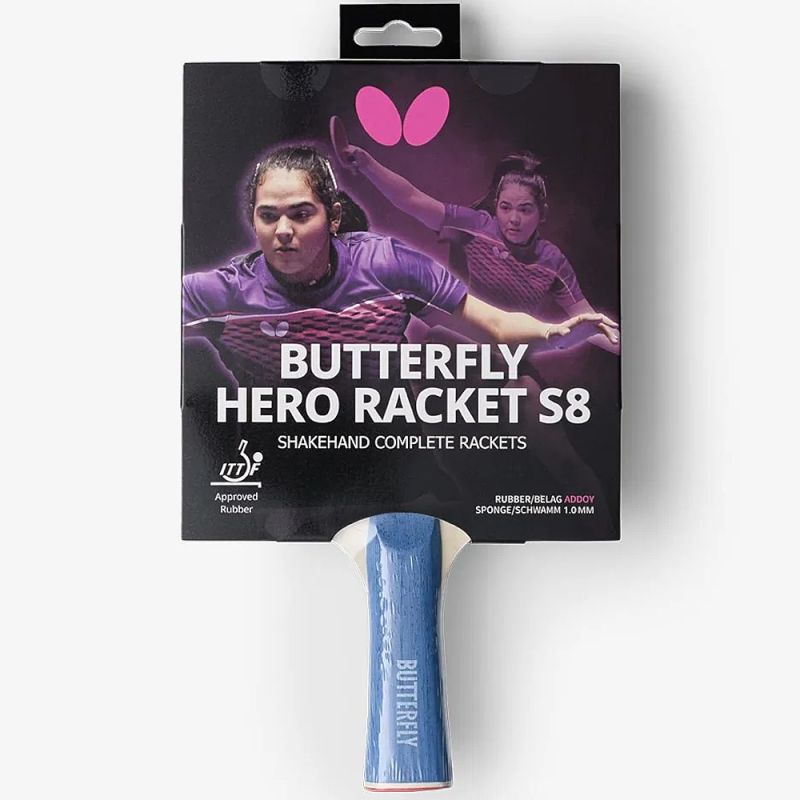 Ракетка для настільного тенісу Butterfly HERO Racket S8 Adriana Díaz (6251780002)