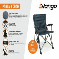 Стул кемпинговый Vango Panama XL Chair Granite Grey (CHTPANAMA000001)