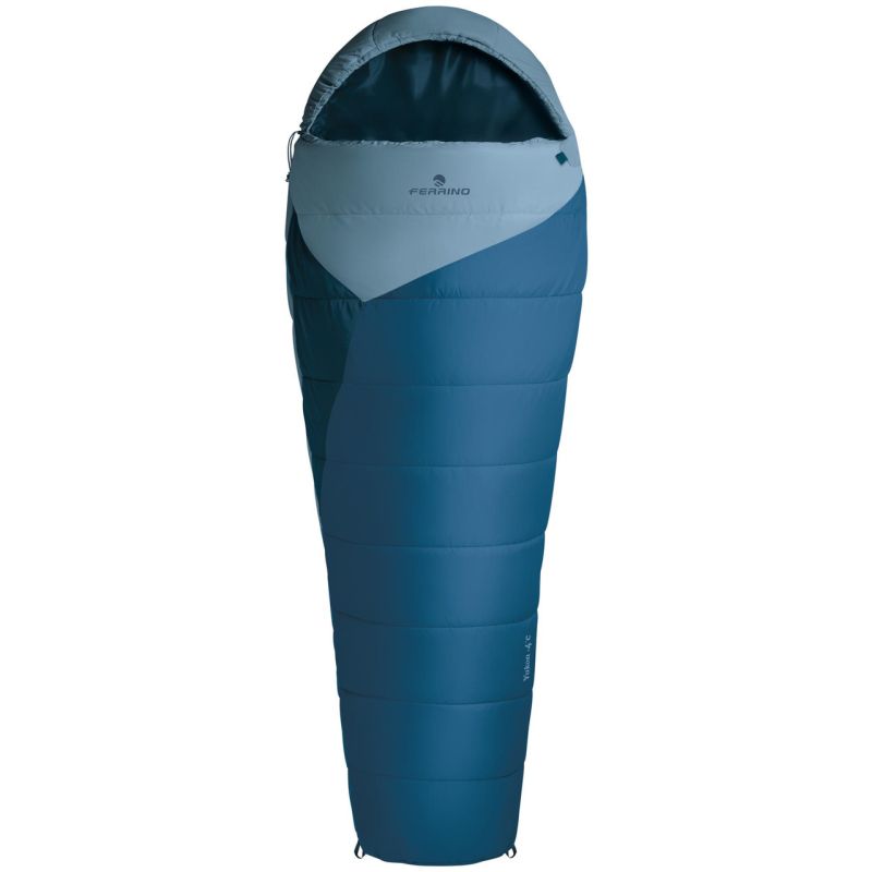 Спальний мішок Ferrino Yukon +4°C Blue-Grey Left (86380RBGSX)