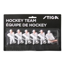 Комплект запасних гравців для настільного хокею Stiga Team HG White/White Paint On Your Own (7111-9080-11)