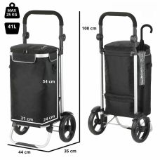 Сумка-тележка ShoppingCruiser Allround 41 Black (650064)