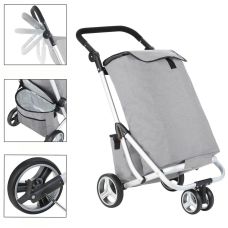 Сумка-тележка ShoppingCruiser 3 Wheels 72 Grey (604362)