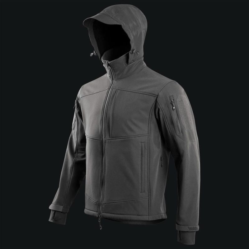 Водонепроницаемая куртка Highlander Stoirm Tactical Softshellical -BK-L (JAC111-BK-L)