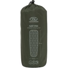 Надувной коврик Highlander Nap-Pak Inflatable Sleeping Mat 5 cm Olive (AIR071)