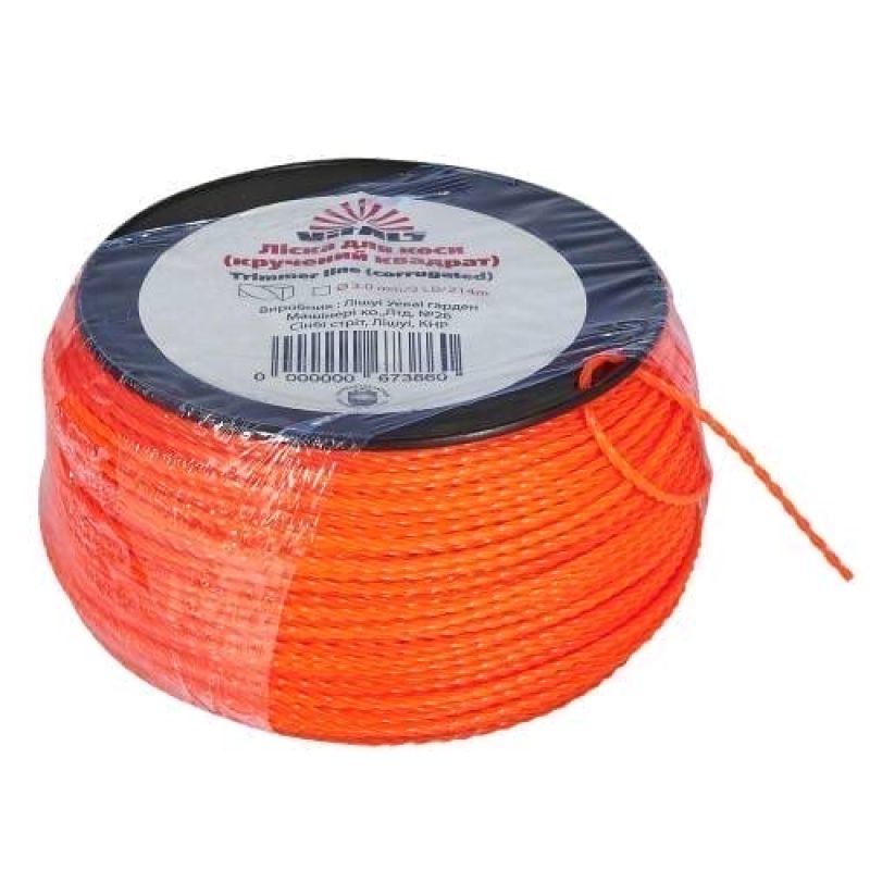 Леска для триммеров в бухте Vitals (витой квадрат) 3. 0 мм*3LB (214 м. )