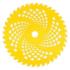 Нож к мотокосе 40 зуб. (нерж. сталь) в уп. Желтый