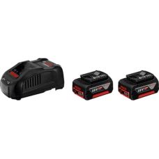 Базовий комплект з 2 GBA 18V 5.0 Ah + GAL 1880 CV Professional (1600A00B8J)