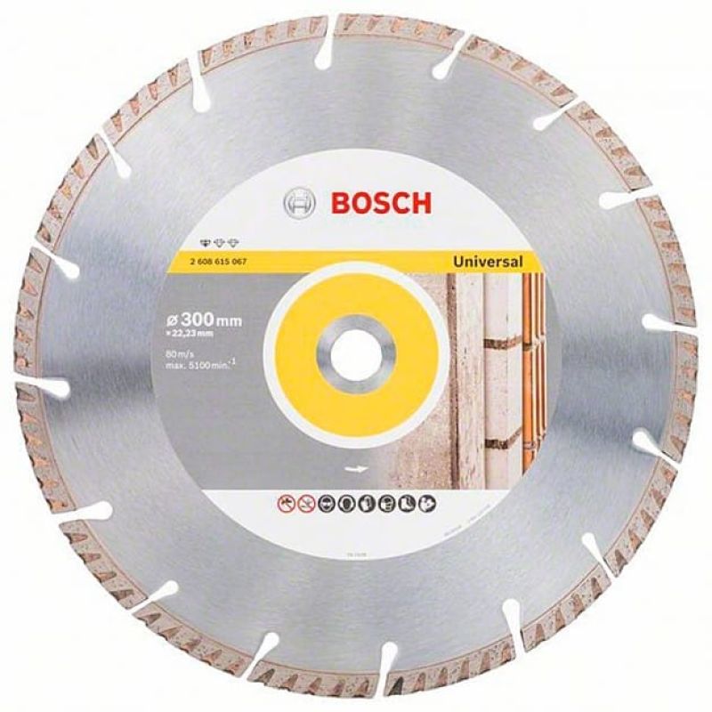 Бриллиантовый диск Bosch Standard for Universal 300x22,23x3,3x10 мм (2608615067)