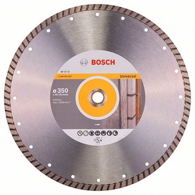 Діамантовий диск Bosch Standard for Universal, 350x20/25,4x3x10 мм (2608602587)