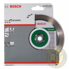 Бриллиантовый диск Bosch Best for Ceramic 125х22,23 (2608602631)