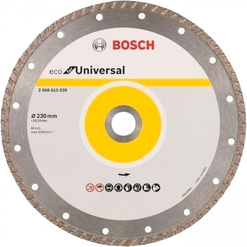 Діамантове коло Bosch ECO Universal Turbo 230×22,23×3 мм (2608615039)