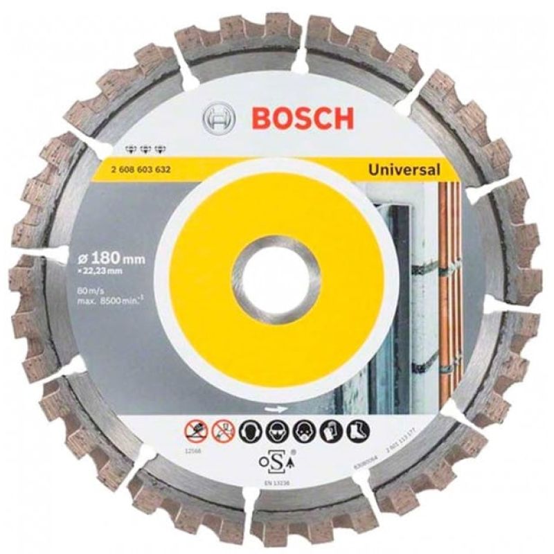 Бриллиантовый круг Bosch ECO Universal Turbo 180×22,23×2,6 мм (2608615038)