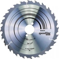Пиляльний диск по дереву Bosch Speedline Wood 190 мм 24 зуби (2608640801)