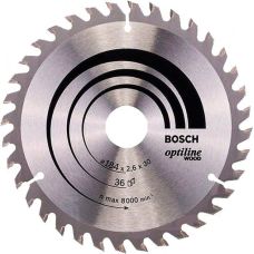 Пильный диск Bosch Optiline Wood 184×2,6×30 мм, 36 ATB (2608640611)