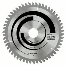 Пильный диск Bosch MULTImaterial 210 мм 54 зуб.