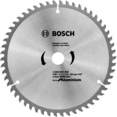 Пиляльний диск Bosch Eco for Aluminium 190x2,4x20-54T (2608644390)
