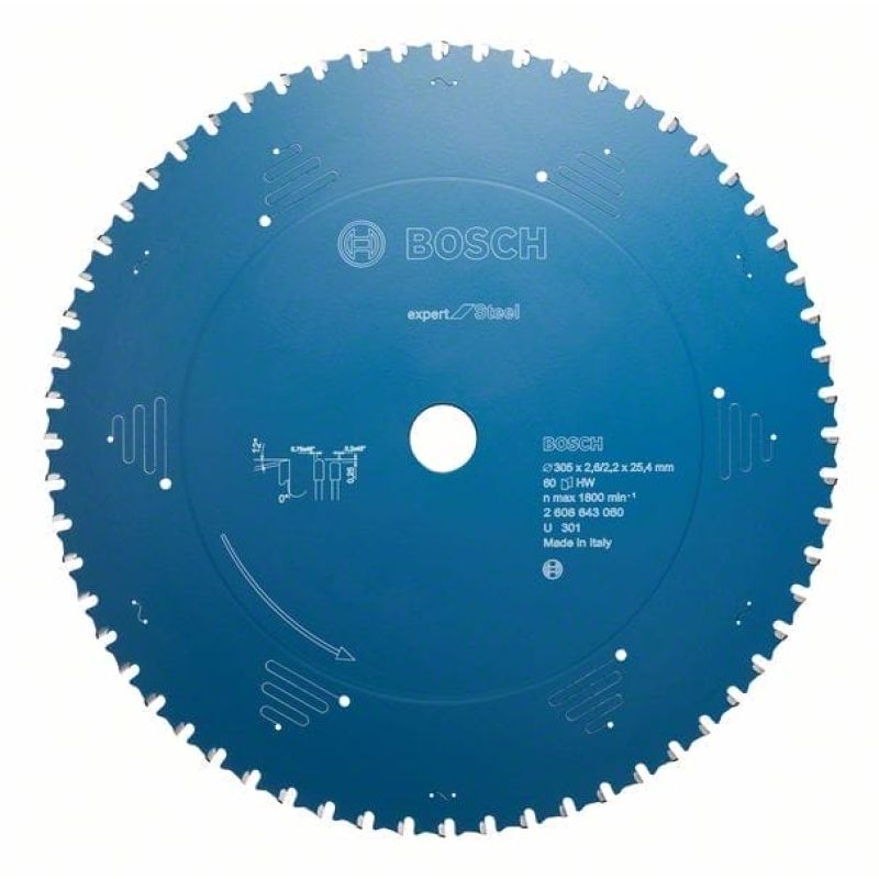 Пильный диск Bosch Construct Metal 305 мм, 60 зуб. (2608643060) Пильный диск Bosch Construct Metal 305 мм, 60 зуб. (2608643060)