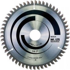 Пильный диск Bosch Multi Material 190 мм 54 зуба (2608640509)
